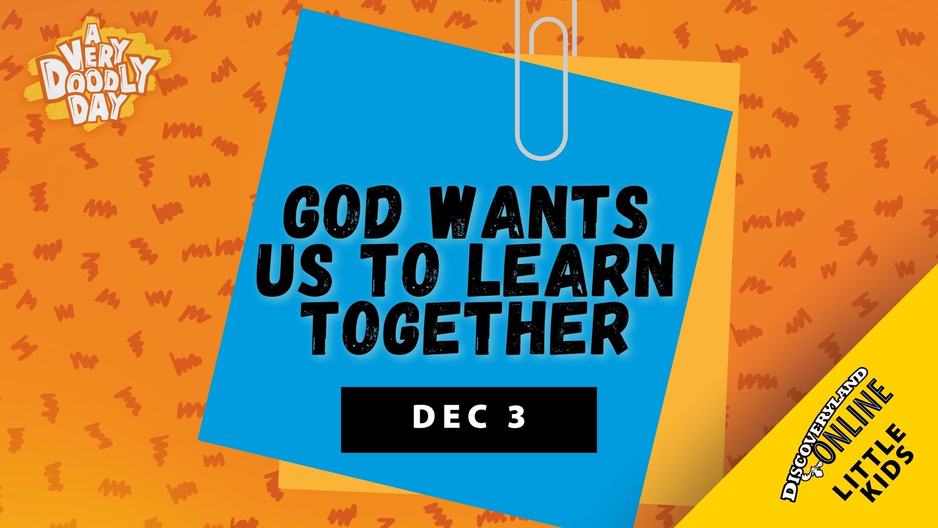 God Wants Us To Learn Together