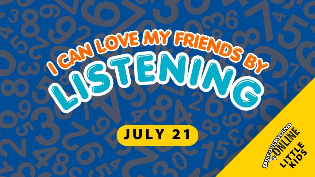I Can Love My Friends By Listening
