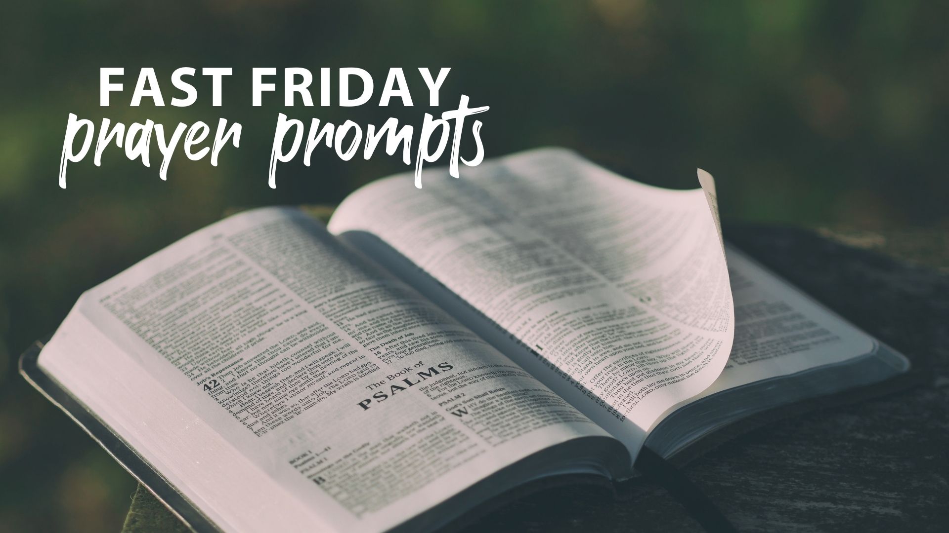 Fast Friday Fasting Resources