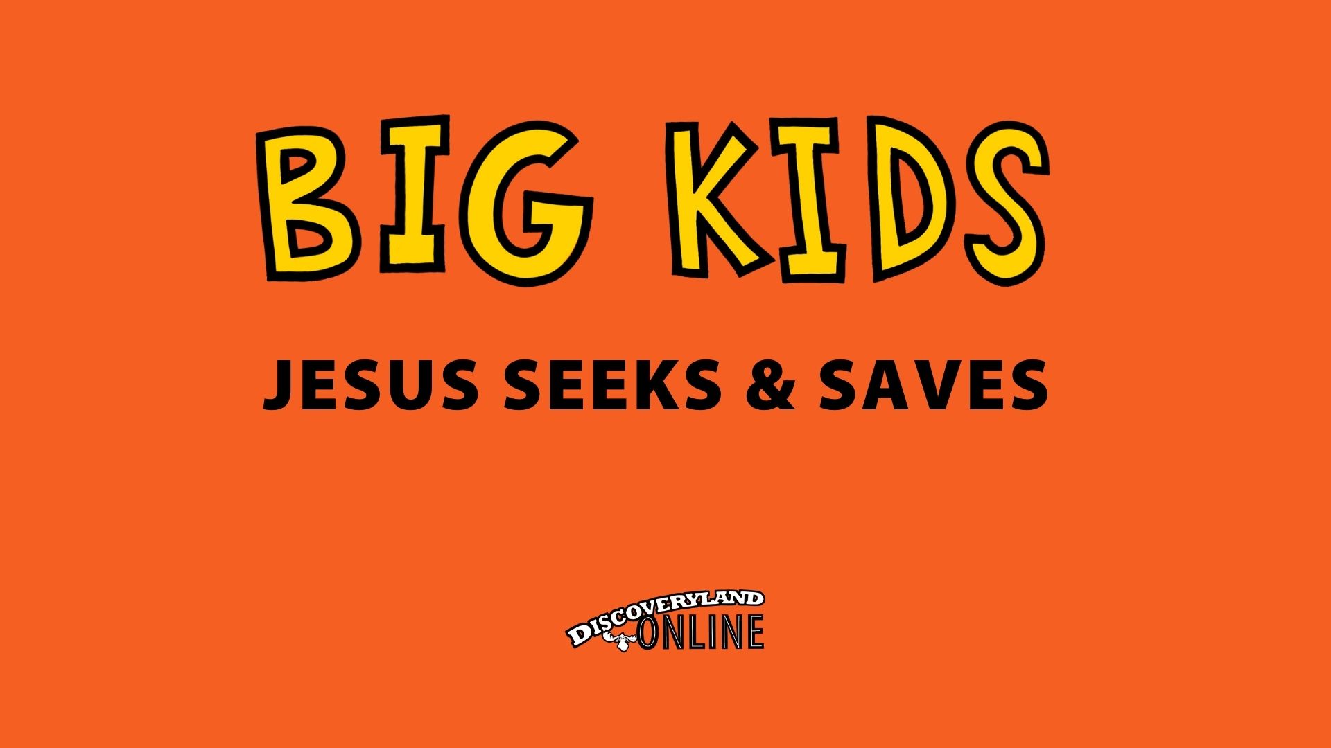 Jesus Seeks And Saves