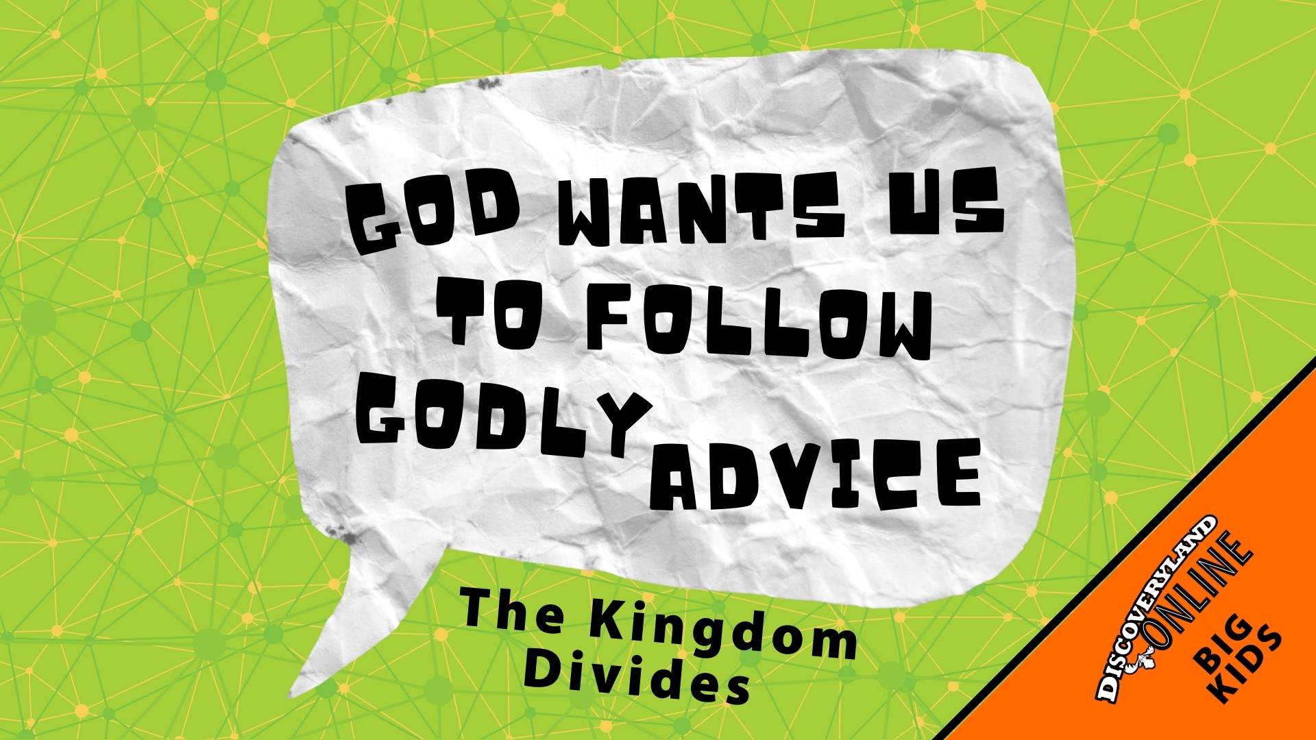 God Wants Us To Follow Godly Advice